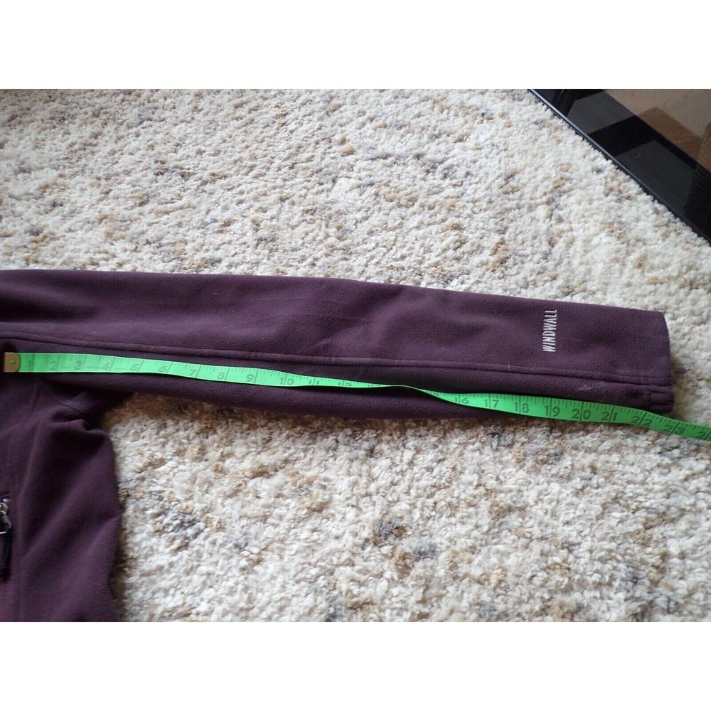 The North Face Windwall Jacket Womens Small Purple Excellent Fleece Full Zip - Picture 10 of 10
